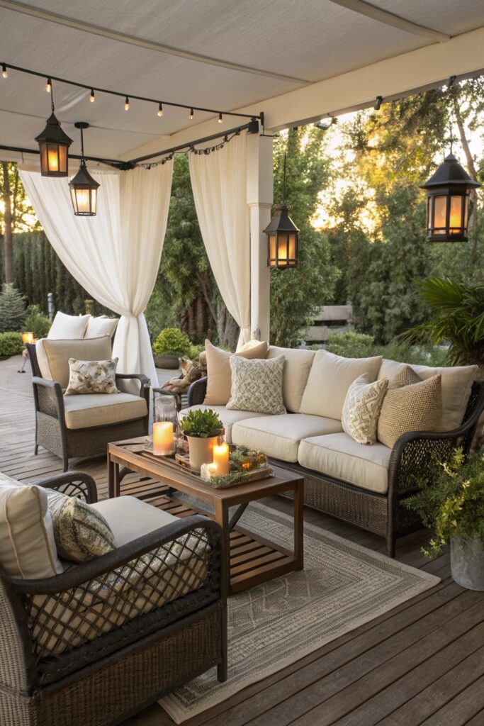 13 Back Patio Ideas for Relaxing Outdoors