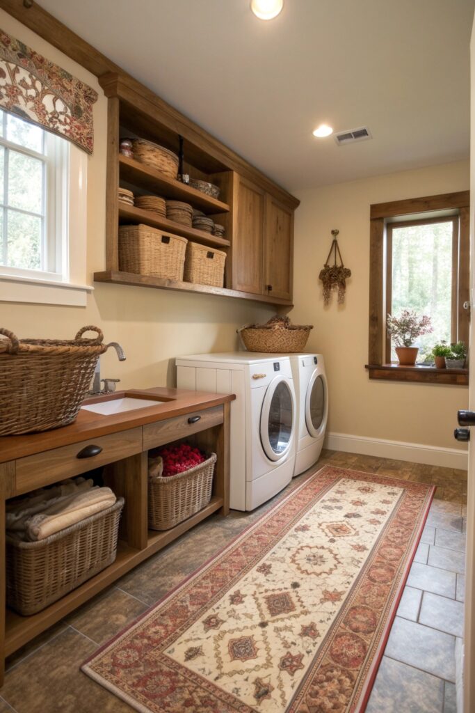 12 Farmhouse Laundry Room Ideas That Feel Cozy