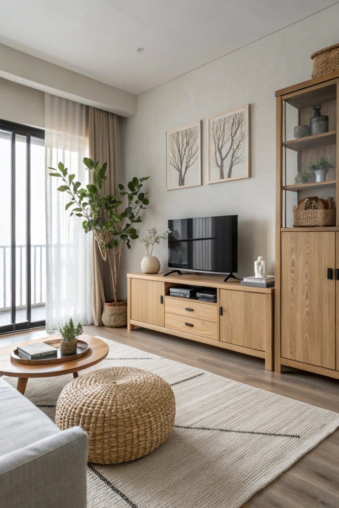13 Japandi Living Room Designs With Minimalist Zen Style