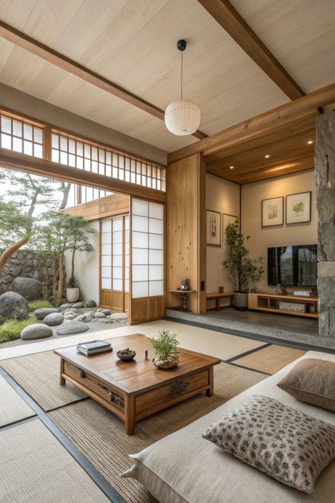 13 Japandi Living Room Designs With Minimalist Zen Style