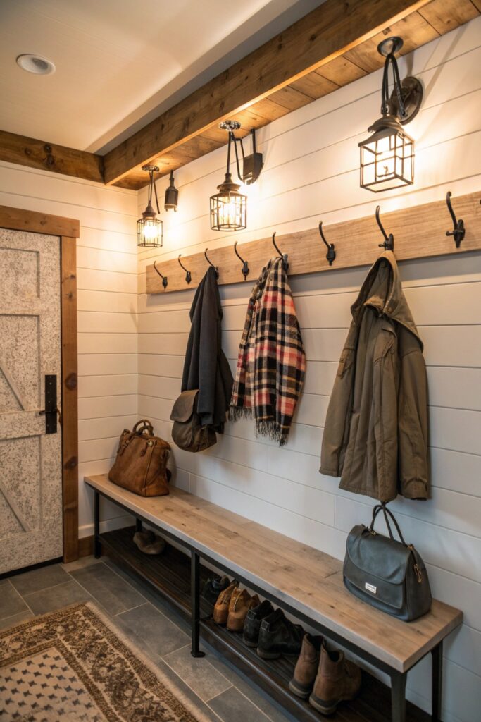 11 Farmhouse Mudroom Ideas With Rustic Charm