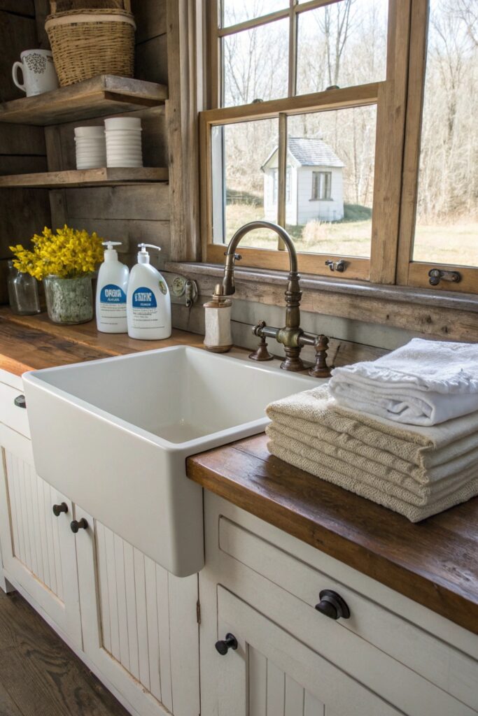 12 Farmhouse Laundry Room Ideas That Feel Cozy