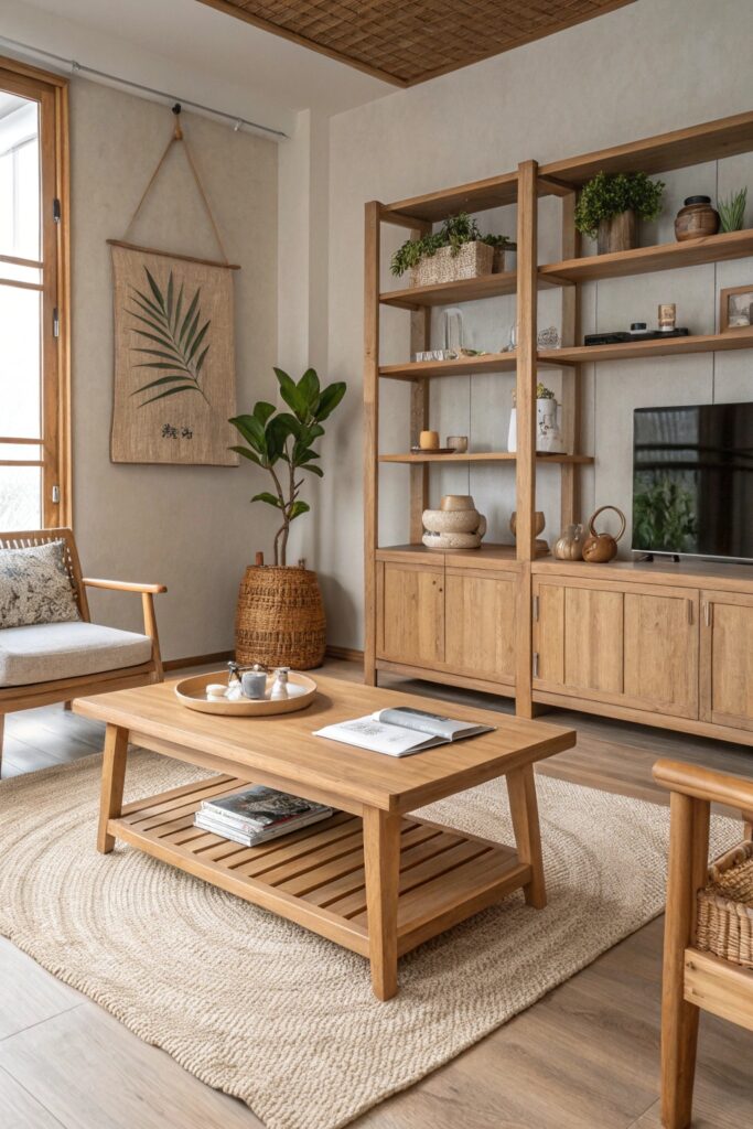 13 Japandi Living Room Designs With Minimalist Zen Style