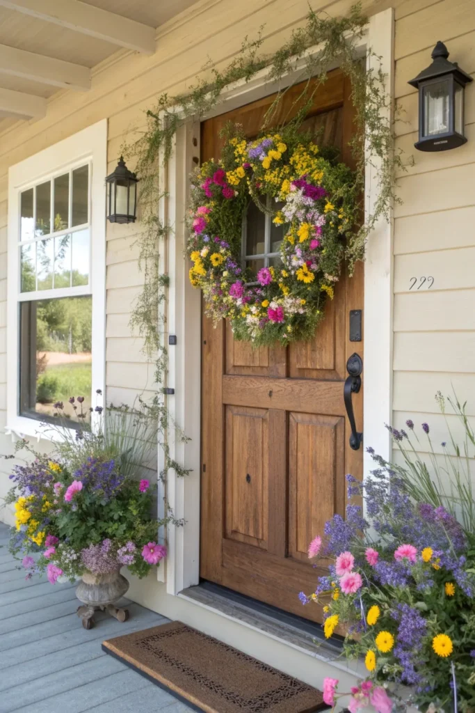 15 Summer Wreath Ideas for the Front Door