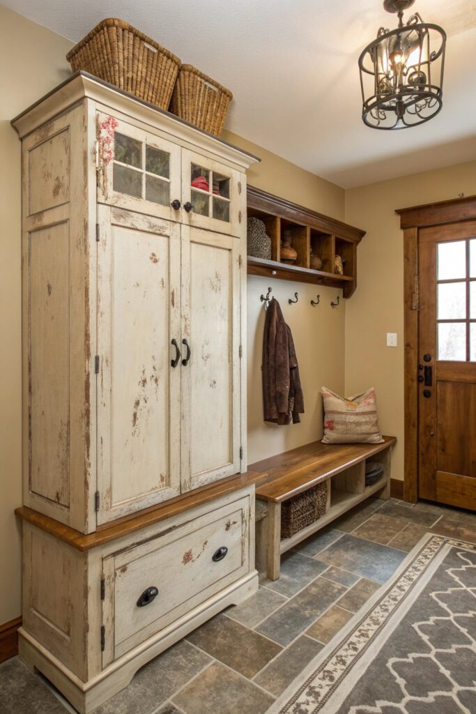 11 Farmhouse Mudroom Ideas With Rustic Charm