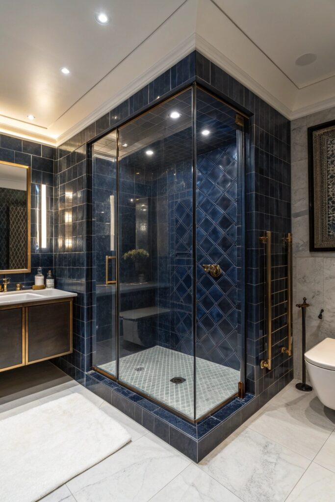 12 Moody Blue Bathroom Ideas With Depth