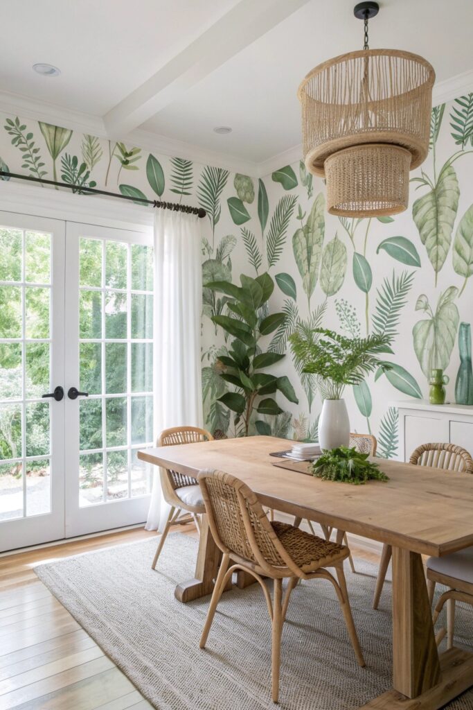 12 Dining Room Wallpaper Ideas That Stand Out