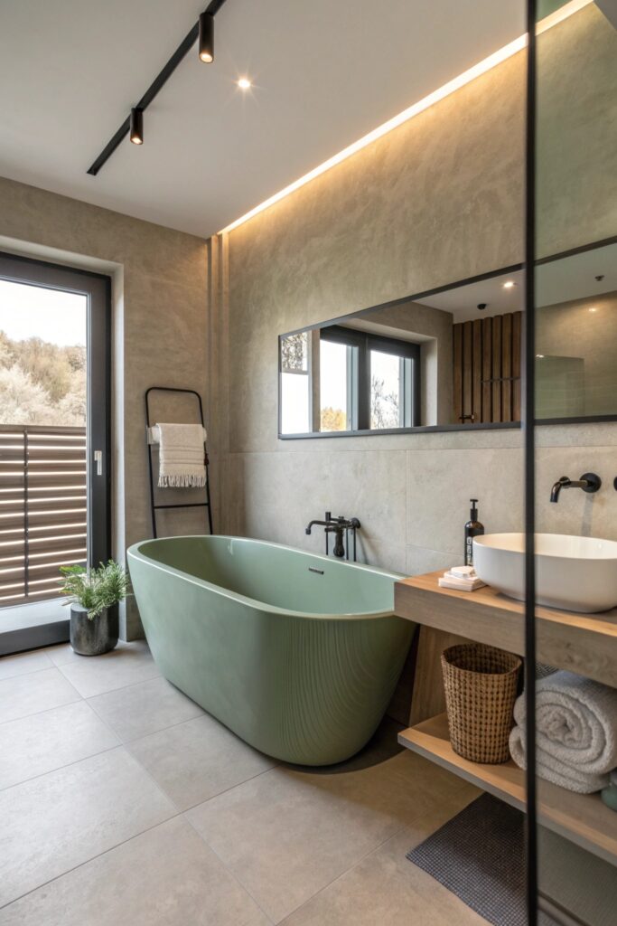 13 Green Bathroom Ideas That Feel Fresh