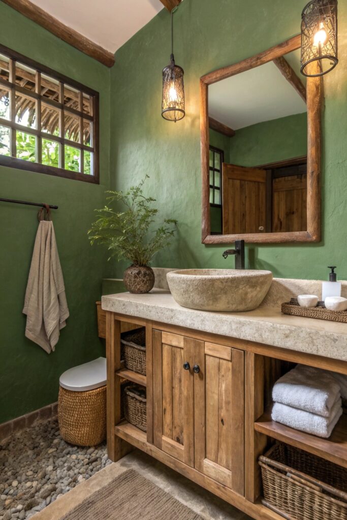13 Green Bathroom Ideas That Feel Fresh