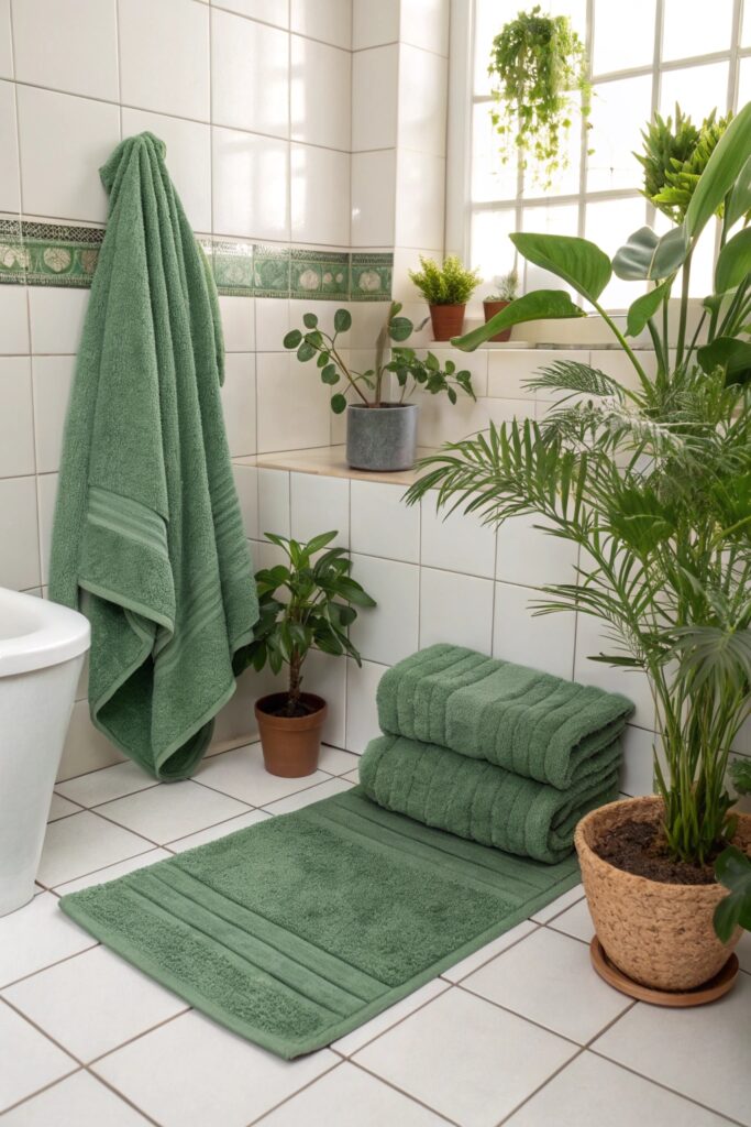 13 Green Bathroom Ideas That Feel Fresh