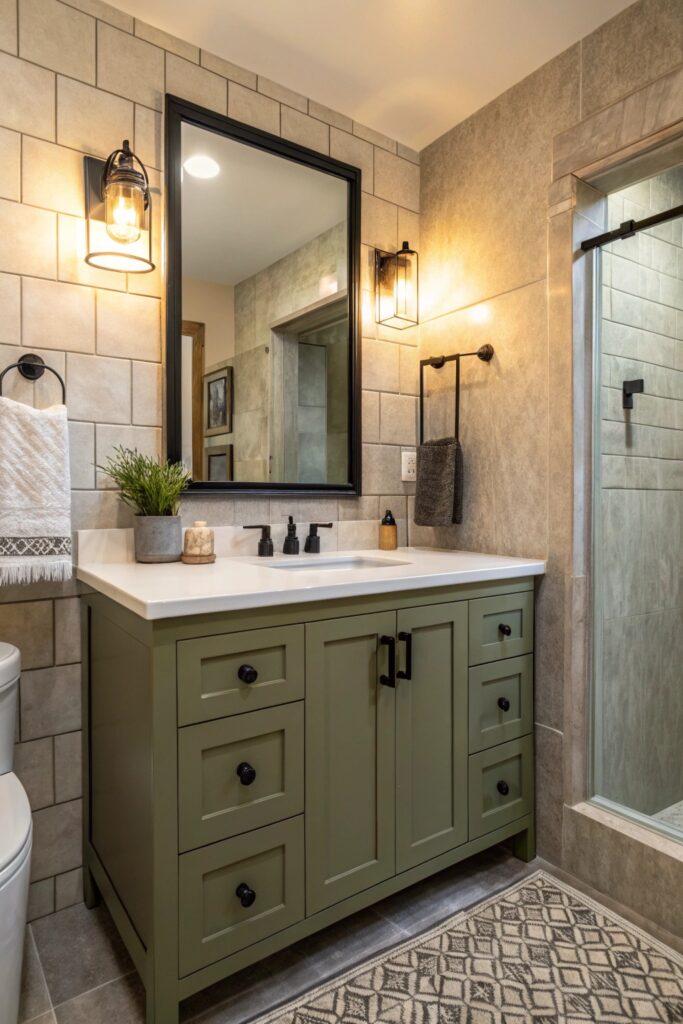 13 Green Bathroom Ideas That Feel Fresh