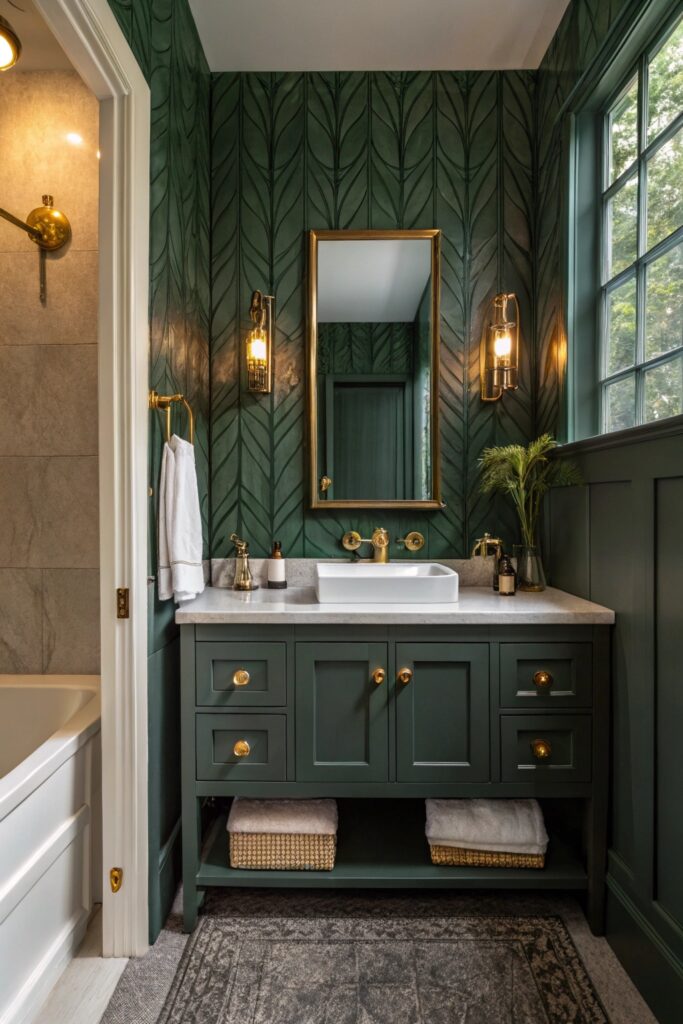 13 Green Bathroom Ideas That Feel Fresh