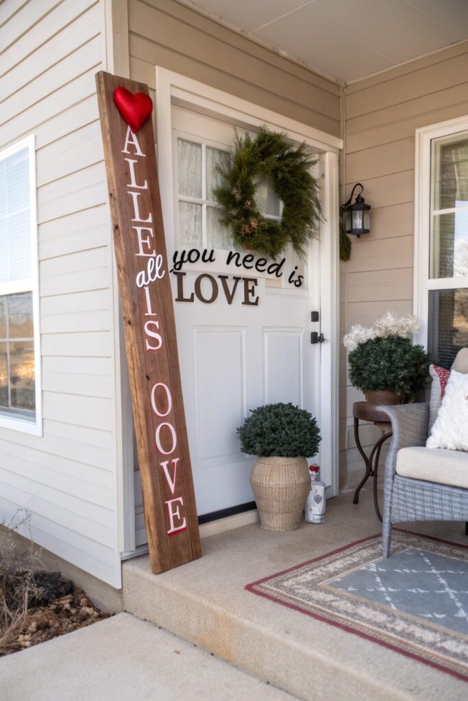 15 Valentine Front Porch Ideas That Feel Festive
