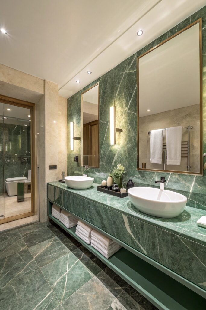 13 Green Bathroom Ideas That Feel Fresh