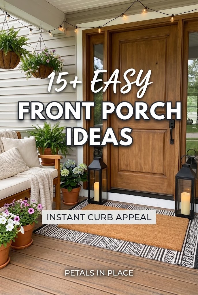 front porch ideas instant curb appeal
