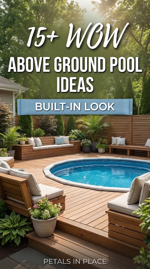 15 Above-Ground Pool Ideas That Look Built-In