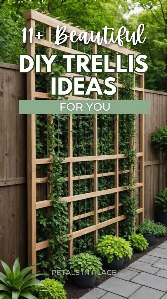 11 Beautiful DIY Trellis Ideas For You