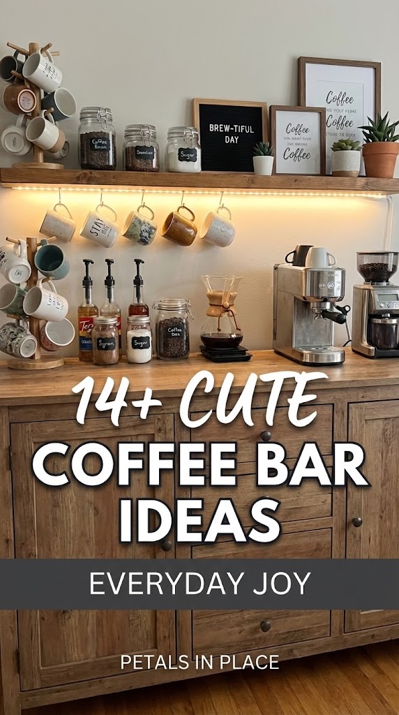 14 Cute Coffee Bar Ideas for Everyday Joy