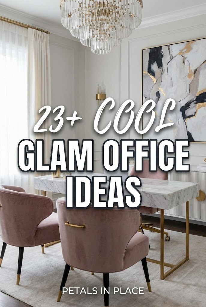 23 Gorgeous Glam Office Ideas To Elevate Your Workspace