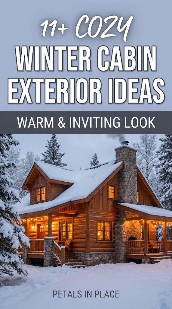 11 Winter Cabin Exterior Ideas With Cozy Appeal