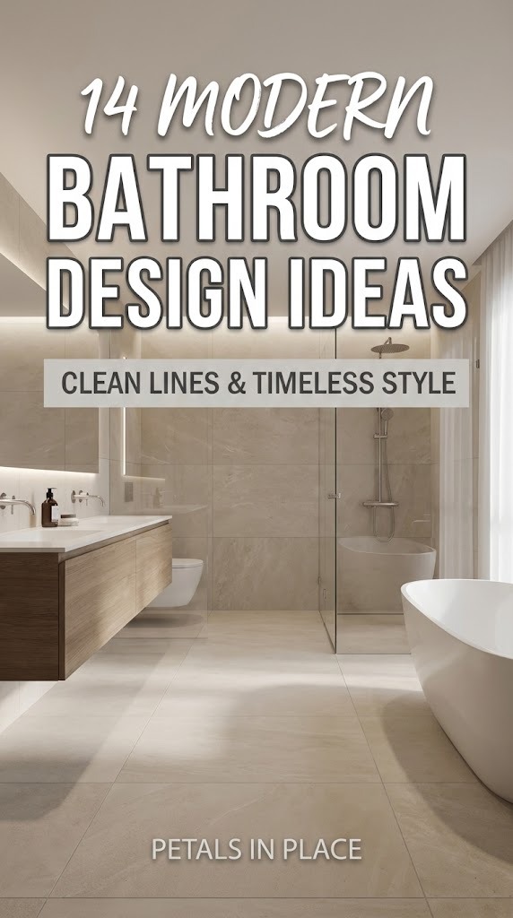 14 Modern Bathroom Design Ideas With Clean Lines