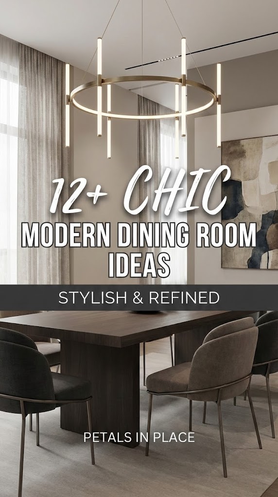 12 Modern Dining Room Ideas That Feel Chic and Stylish
