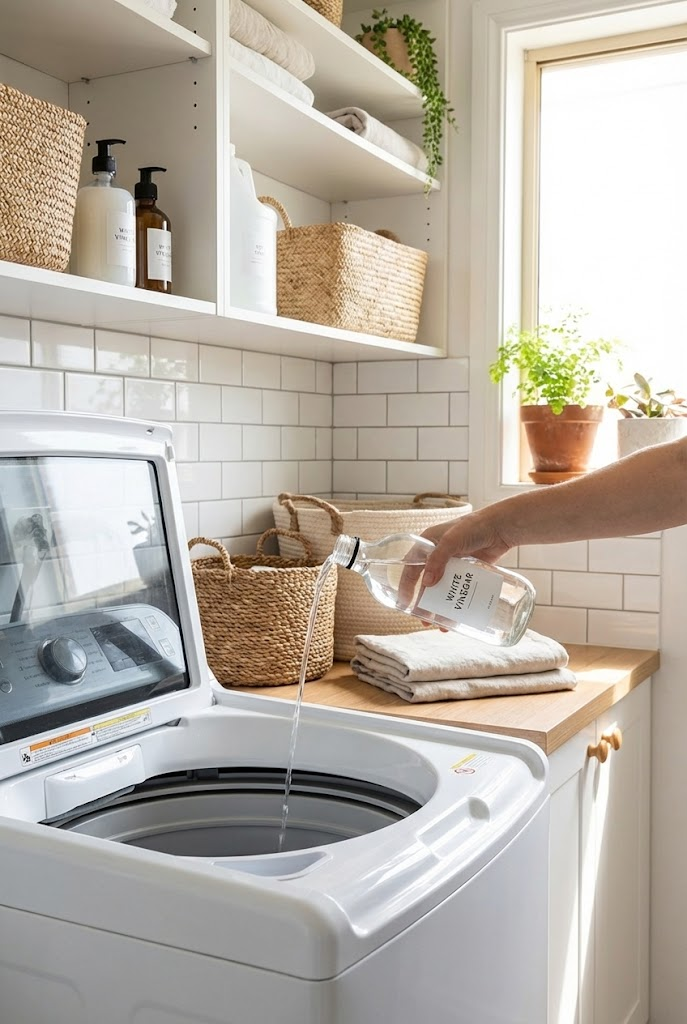 How to Clean Washing Machine Naturally (No Smell, No Damage)